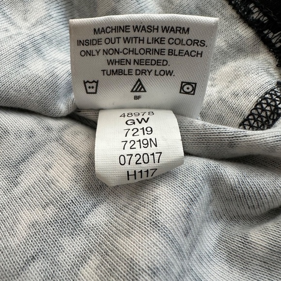 Hanna Andersson pajamas Top Children's Size 12 Organic Cotton Snug Fit Snowflake - Picture 10 of 13